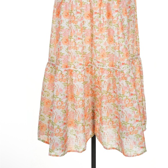 Petal & Pup Pink Tiered Maxi Skirt Casual - Picture 6 of 6